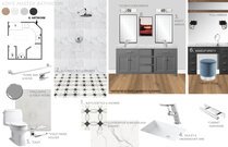Transitional Style Master Bathroom Remodel  Jessica S. Moodboard 1 thumb