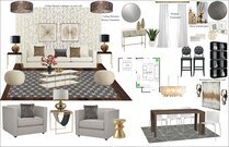 Gold Accented Living and Dining Design Rachel H. Moodboard 3 thumb