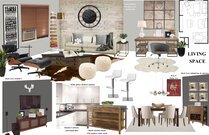 Modern Rustic Living Room  Rachel H. Moodboard 1 thumb