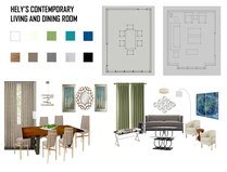 Contemporary Living/Dining & Kids Room Jessica S. Moodboard 2 thumb