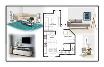 Transitional Living room & Kitchen Aldrin C. Moodboard 2 thumb