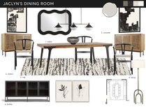 Contemporary Masculine Dining Area Jessica S. Moodboard 2 thumb
