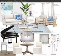 Cozy Living/Dining Combo with Baby Grand Piano Jessica S. Moodboard 2 thumb