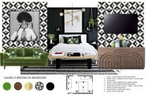 Pop of Color for the Bedroom, Bathroom, and Dining Michelle B.  Moodboard 1 thumb