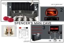 Modern Teenage Man Cave Interior Design Vera B. Moodboard 2 thumb