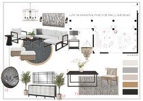 Cozy Outdoor Living & Dining Sunroom Design Aida A. Moodboard 2 thumb