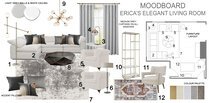 Elegant and Sophisticated Living Room Tamna E. Moodboard 2 thumb