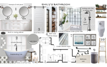 Country Cottage Bathroom Decor And Remodel Nor Aina M. Moodboard 1 thumb