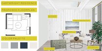 Elegant transitional living room and bedroom design Felipe N. Moodboard 2 thumb