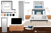 Modern master bedroom update in grey color Rachel F. Moodboard 2 thumb
