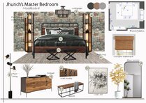 Elegant Bedroom, Living Room & Office Design Liana S. Moodboard 2 thumb