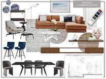 Classy Interior Design With Blue Accent Pieces Dragana V. Moodboard 2 thumb