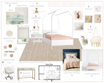 Vaulted Ceiling Home with Dreamy Girl Room Theresa W. Moodboard 2 thumb