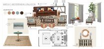 Wooden Ceiling Mediterranean Living Room Design Bojan V. Moodboard 2 thumb