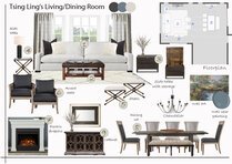 Contemporary Home with Accent Fireplace Wall Liana S. Moodboard 2 thumb