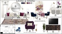 Neutral Living Room with Pop of Color Rachel H. Moodboard 1 thumb