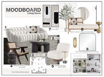 Bubble Curved Sofa Living Room Interior Design Marine H. Moodboard 1 thumb