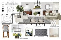 Clean Transitional Family Room and Dining Nook MaryBeth C. Moodboard 1 thumb