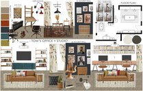 Wood Accented Home Office & Art Studio  Selma A. Moodboard 2 thumb
