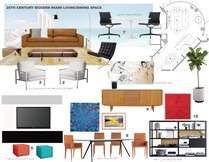 Lux Miami feel living & dining room Laura A. Moodboard 2 thumb