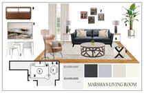 Bright Modern Combined Living and Dining Design Casey H. Moodboard 1 thumb