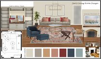 Mid Century Interior Design Living Room Selma A. Moodboard 2 thumb