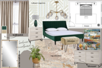 Inspiring Modern Bedroom Interior Design Sahar M. Moodboard 2 thumb