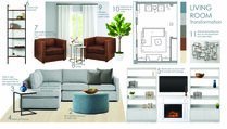 Calm Transitional Bedroom & Dining Room Project Stella P. Moodboard 2 thumb
