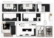 Elegant Kitchen & Laundry Room Interior Design Betsy M. Moodboard 2 thumb