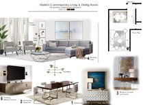 Elegant and modern living room Tiara M. Moodboard 1 thumb