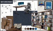 Creative Multi Functional Home Office Design Meral Y. Moodboard 1 thumb