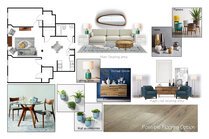 Modern Contemporary Living Room And Dining Room Interior Design Aldrin C. Moodboard 1 thumb