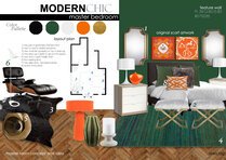 Modern chic master bedroom Ibrahim H. Moodboard 1 thumb