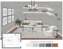 Transitional Living, Dining & Home Office Design Selma A. Moodboard 2 thumb
