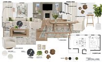 Modern Combined Living/Dining Room Design Ibrahim H. Moodboard 2 thumb