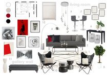Contemporary Glam Living Room Interior Design Anna T Moodboard 2 thumb