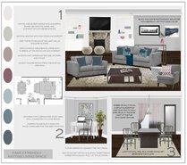 Modern and Traditional Livingroom  Sonia C. Moodboard 2 thumb