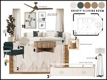 Modern and Light Living Room Design Shofy D. Moodboard 2 thumb