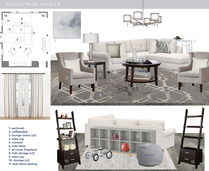 Transitional Living Room Decor Ideas   Rustic Accent Stone Jessica S. Moodboard 1 thumb