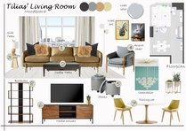 Modern & Fresh Living & Dining Room Liana S. Moodboard 2 thumb