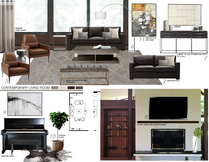Modern Open Concept Living Room Furniture Ideas Picharat A.  Moodboard 2 thumb
