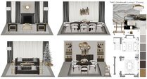 Modern Glam Living Room and Dining Room Selma A. Moodboard 2 thumb