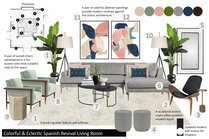 Eclectic Home with Stone Walls Sun Room Drew F. Moodboard 2 thumb