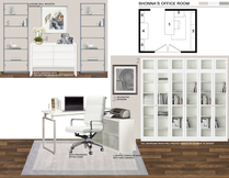 Clean and Modern Home Office Design Picharat A.  Moodboard 2 thumb