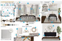 Glam and Modern Abstract Dining Room Rehan A. Moodboard 2 thumb