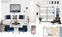 Bachelor Living Room Design Transformation Tijana Z. Moodboard 2 thumb