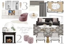 Glamorous Gold Accented Living Room Design Tera S. Moodboard 1 thumb