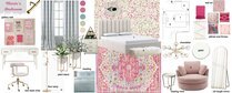Girly Neutral Bedroom with Pops of Pink Sahar M. Moodboard 2 thumb