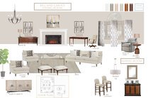 Clean Transitional Family Room and Dining Nook Tijana Z. Moodboard 2 thumb