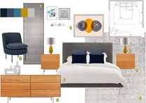 Modern master bedroom update in grey color Henrika T. Moodboard 1 thumb